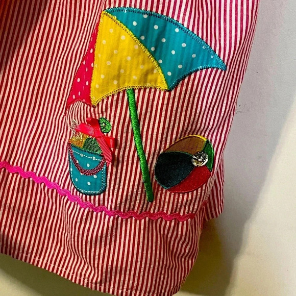 Nannett little girl sleeveless sun dress. - Picture 7 of 16